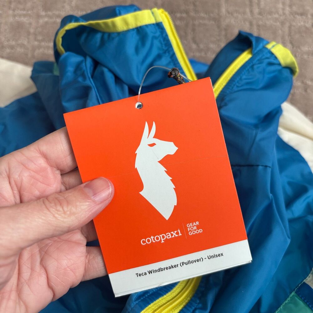 Cotopaxi Teca Technical Windbreaker Jacket Women's XS Blue Hooded Packable *READ - Picture 10 of 10